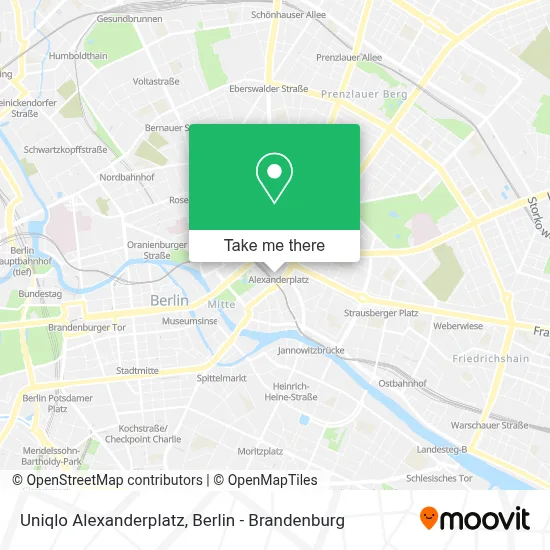 Uniqlo Alexanderplatz map