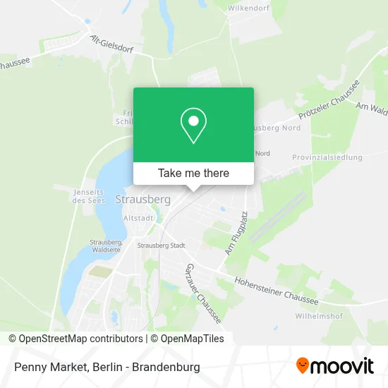 Penny Markt map