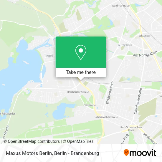 Maxus Motors Berlin map