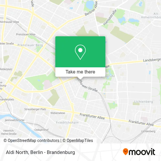 Aldi Nord map