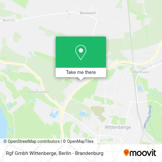 Rgf Gmbh Wittenberge map