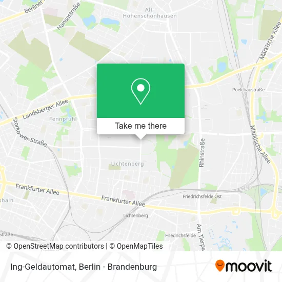 Ing-Geldautomat map