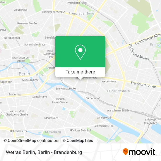Wetras Berlin map
