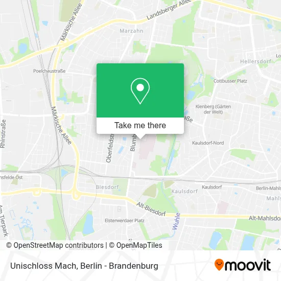 Unischloss Mach map