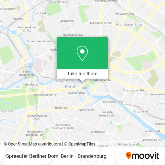 Spreeufer Berliner Dom map