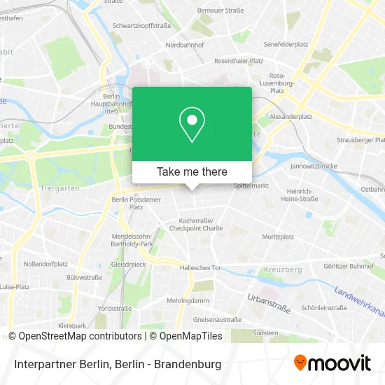 Interpartner Berlin map