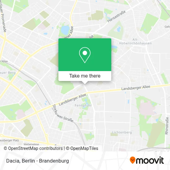 Dacia map