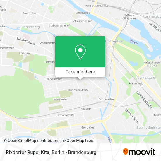 Rixdorfer Rüpel Kita map
