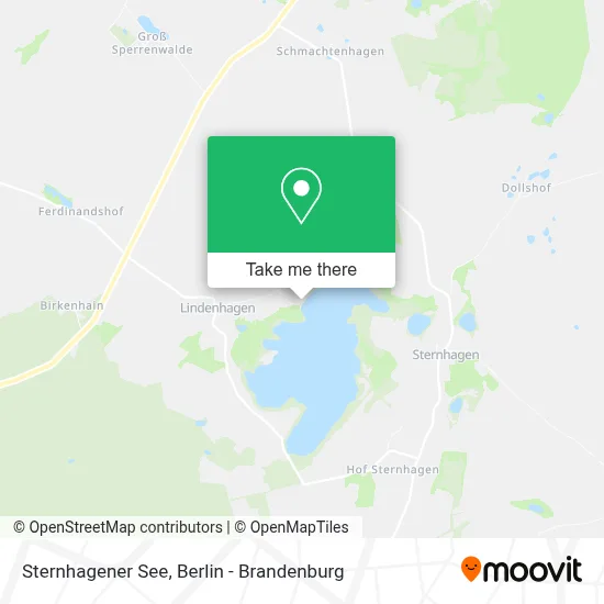 Sternhagener See map