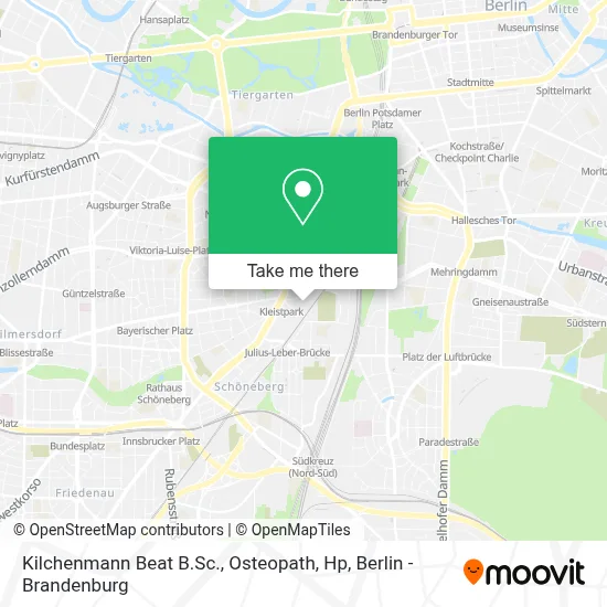 Kilchenmann Beat B.Sc., Osteopath, Hp map
