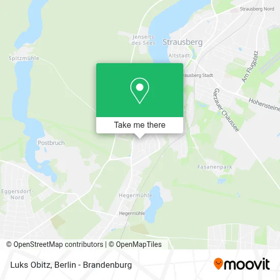 Luks Obitz map