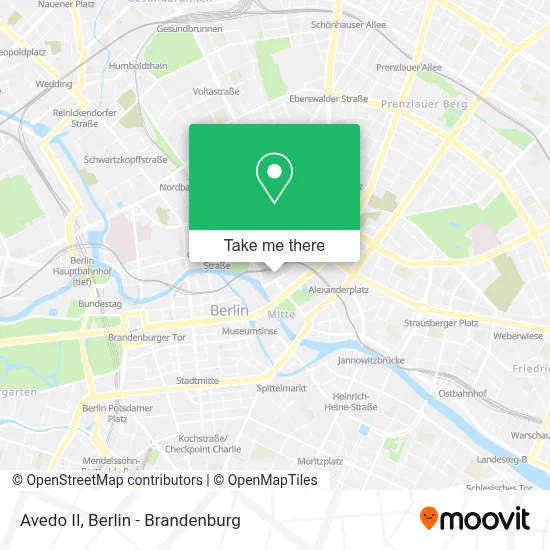 Avedo II map