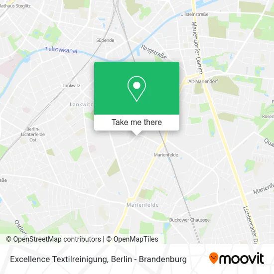 Excellence Textilreinigung map