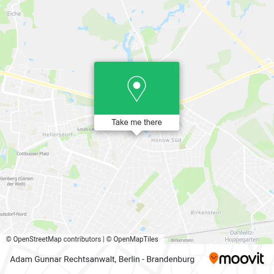 Adam Gunnar Rechtsanwalt map
