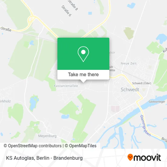 KS Autoglas map