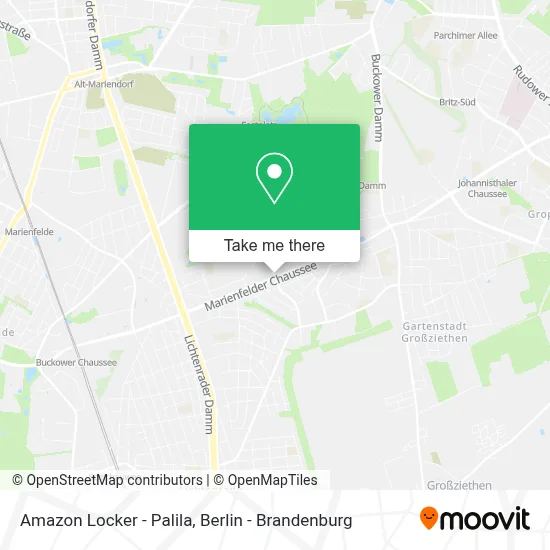 Amazon Locker - Palila map