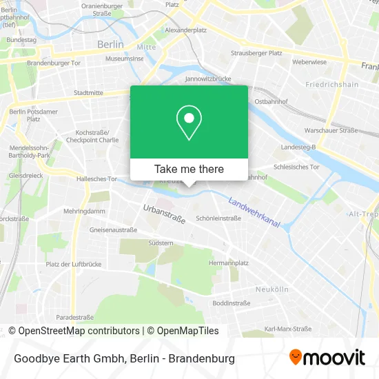 Goodbye Earth Gmbh map