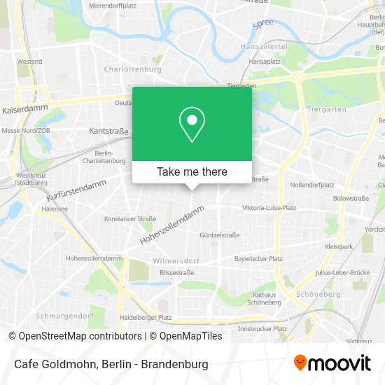 Cafe Goldmohn map