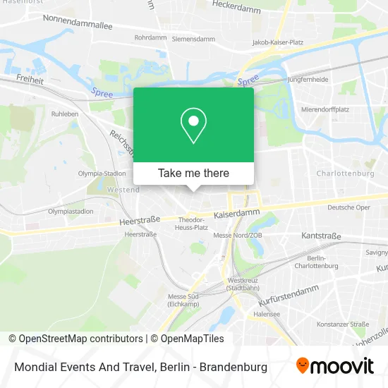 Mondial Events And Travel map