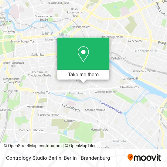 Contrology Studio Berlin map