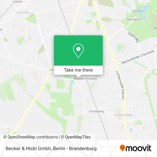 Becker & Hickl Gmbh map