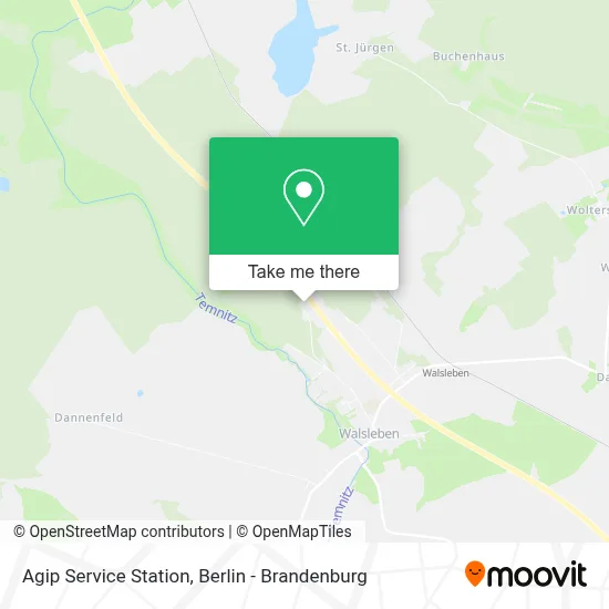 Agip Service Station map
