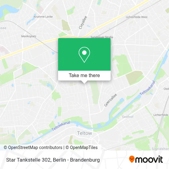 Star Tankstelle 302 map