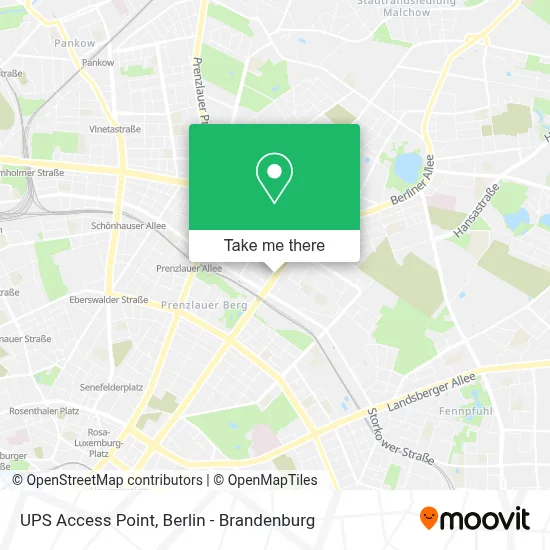 Ups Access Point map