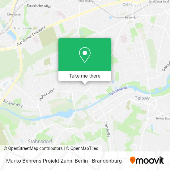 Marko Behrens Projekt Zahn map