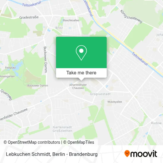 Lebkuchen Schmidt map