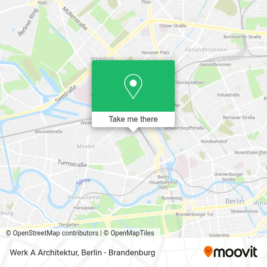 Werk A Architektur map