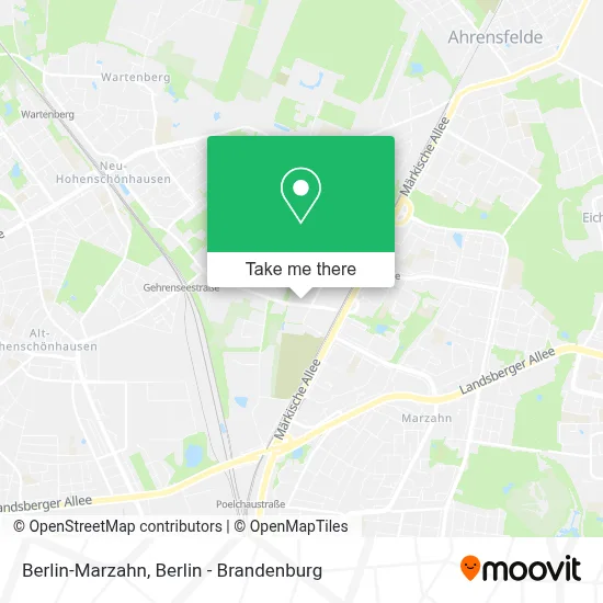 Berlin-Marzahn map
