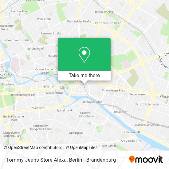 Tommy Jeans Store Alexa map