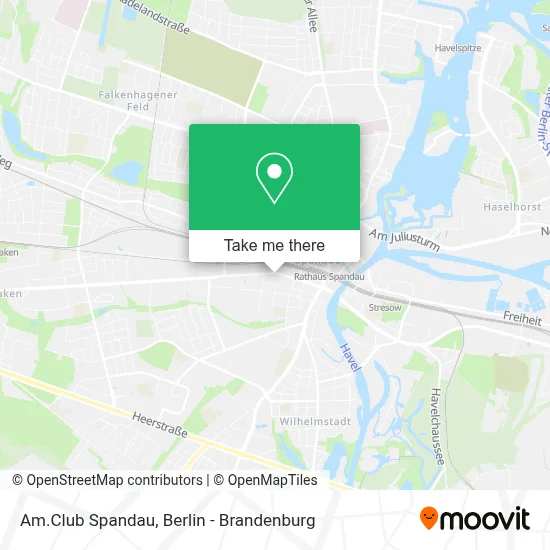 Am.Club Spandau map