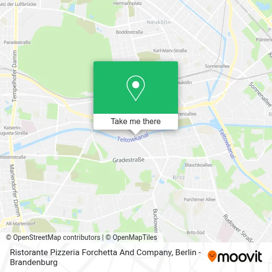 Ristorante Pizzeria Forchetta And Company map