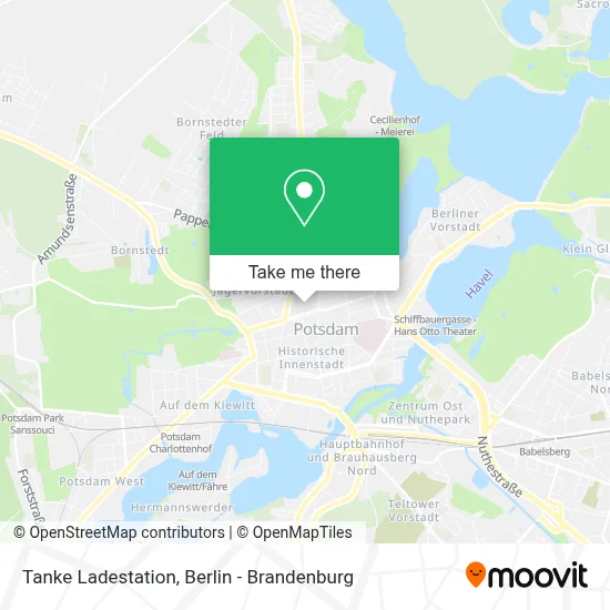 Tanke Ladestation map