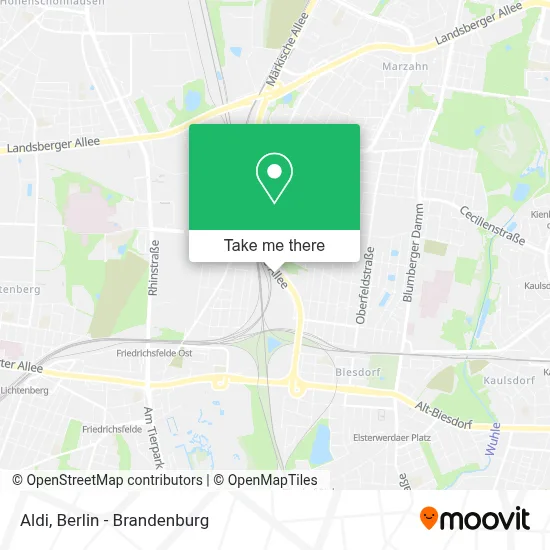 Aldi map