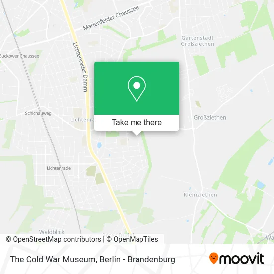 The Cold War Museum map