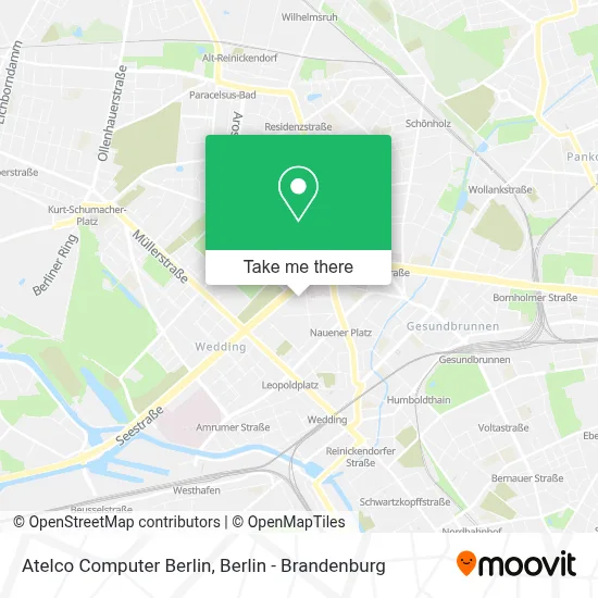 Atelco Computer Berlin map