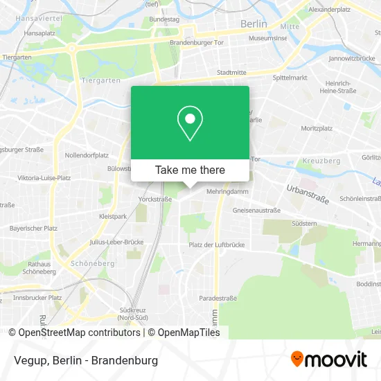 Vegup map