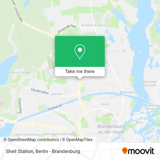Shell Station map