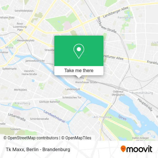 Tk Maxx map