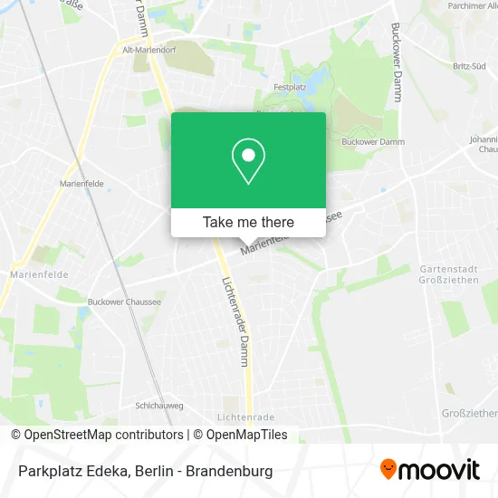 Parkplatz Edeka map