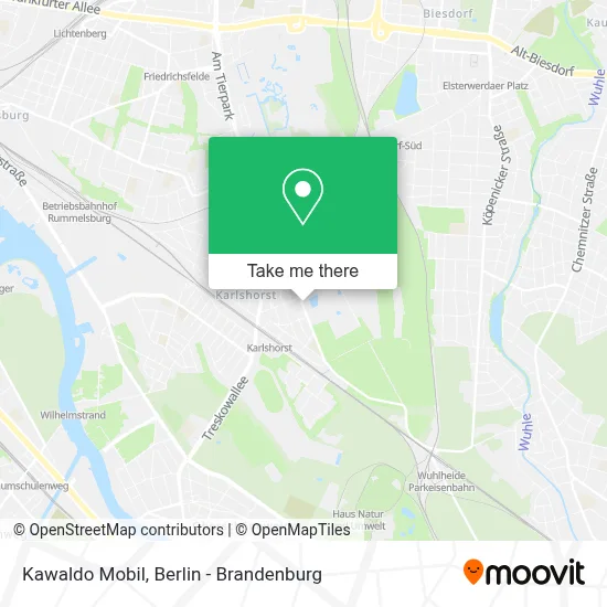 Kawaldo Mobil map