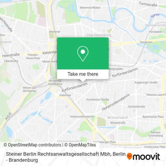 Steiner Berlin Rechtsanwaltsgesellschaft Mbh map