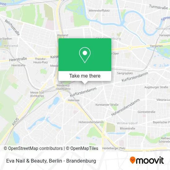Eva Nail & Beauty map