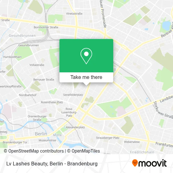 Lv Lashes Beauty map