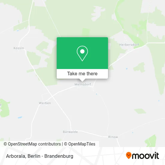 Arborala map