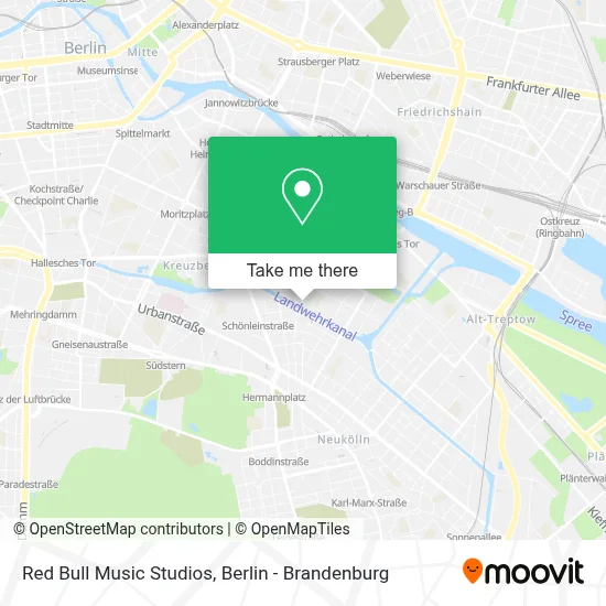 Red Bull Music Studios map