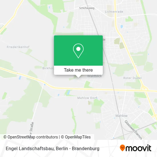 Engel Landschaftsbau map